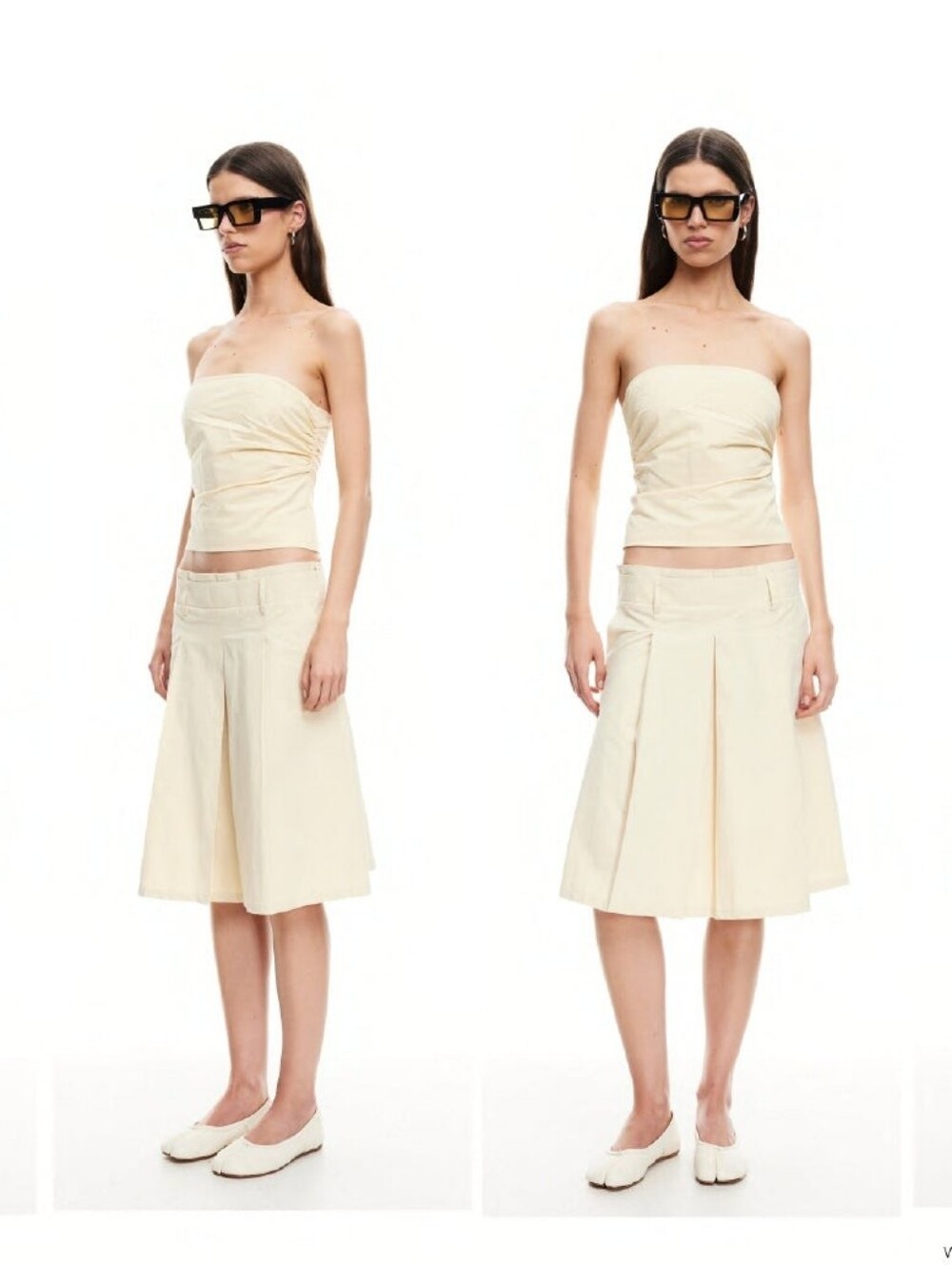 LIONESS Wild West Midi Skirt Lemontini